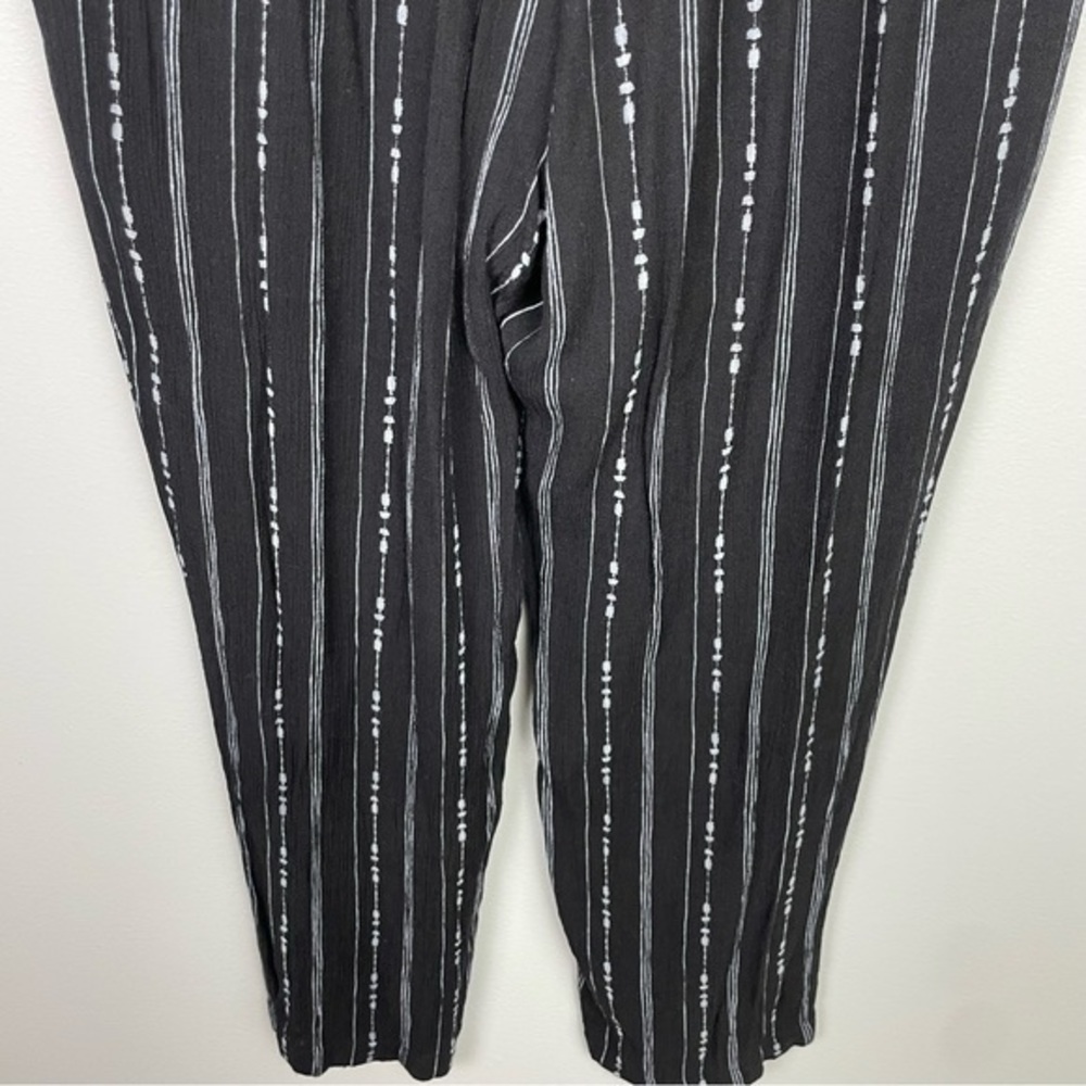 Allison Joy Corey Black Patterned Pants - Picture 7 of 17
